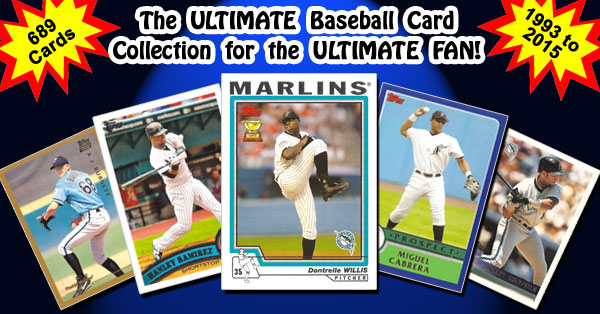 Miami Marlins 2023 Topps Factory Sealed 17 Card Team Set with