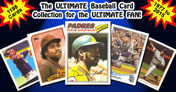 The ULTIMATE San Diego Padres Baseball Card Collection