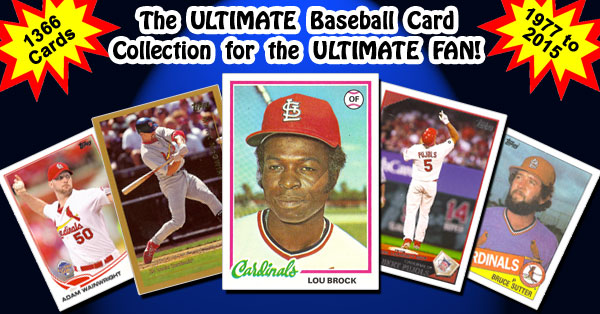 The ULTIMATE St. Louis Cardinals Baseball Card Collection